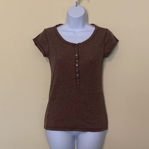 Aeropostale ribbed short sleeve shirt